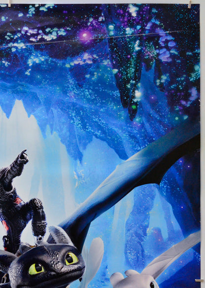 How To Train Your Dragon: The Hidden World (Top Right) Cinema One Sheet Movie Poster 