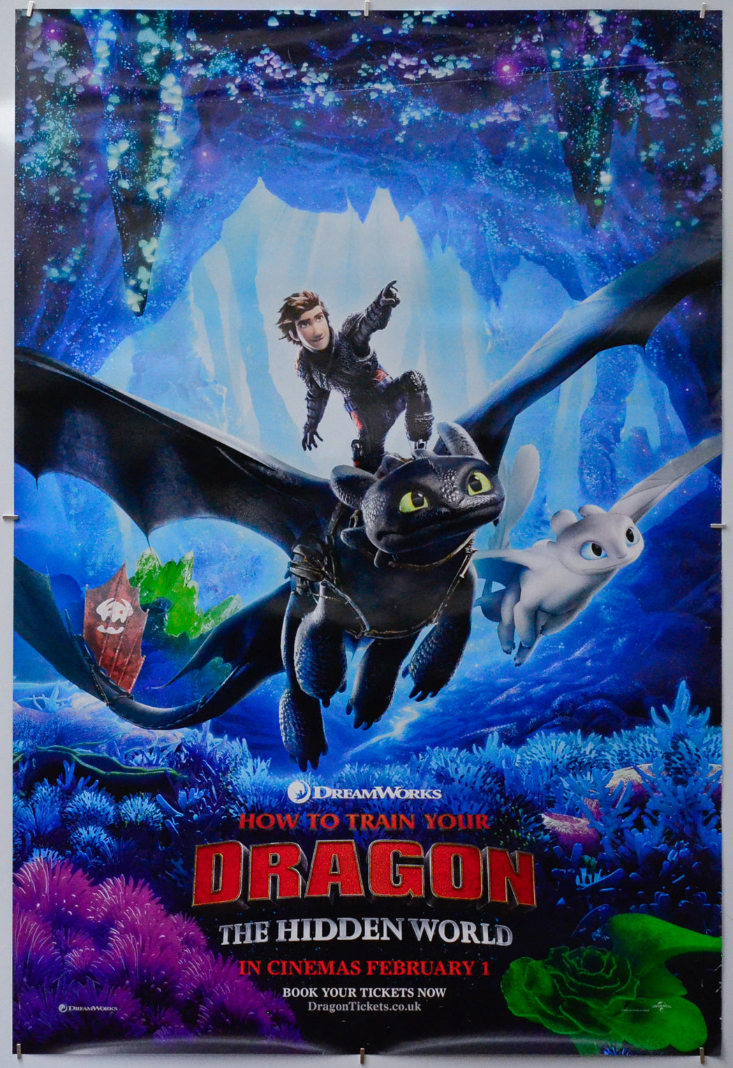 How To Train Your Dragon: The Hidden World - Original One Sheet Poster - Film Poster - Movie Poster 