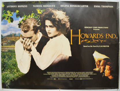 Howards End Original Quad Poster - Film Poster - Movie Poster