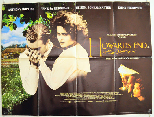 Howards End Original British Quad Poster - Film Poster - Movie Poster 