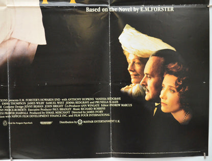 HOWARDS END (Bottom Right) Cinema Quad Movie Poster 