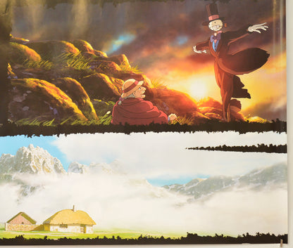 HOWL’S MOVING CASTLE (Bottom Right) Cinema Quad Movie Poster 