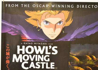 HOWL’S MOVING CASTLE (Top Left) Cinema Quad Movie Poster 