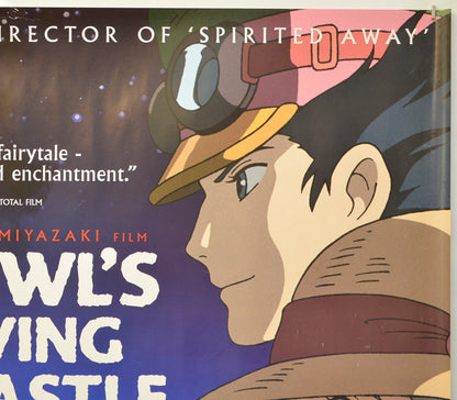 HOWL’S MOVING CASTLE (Top Right) Cinema Quad Movie Poster 