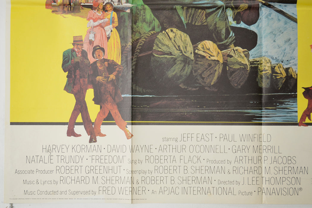 HUCKLEBERRY FINN (Bottom Left) Cinema Quad Movie Poster 