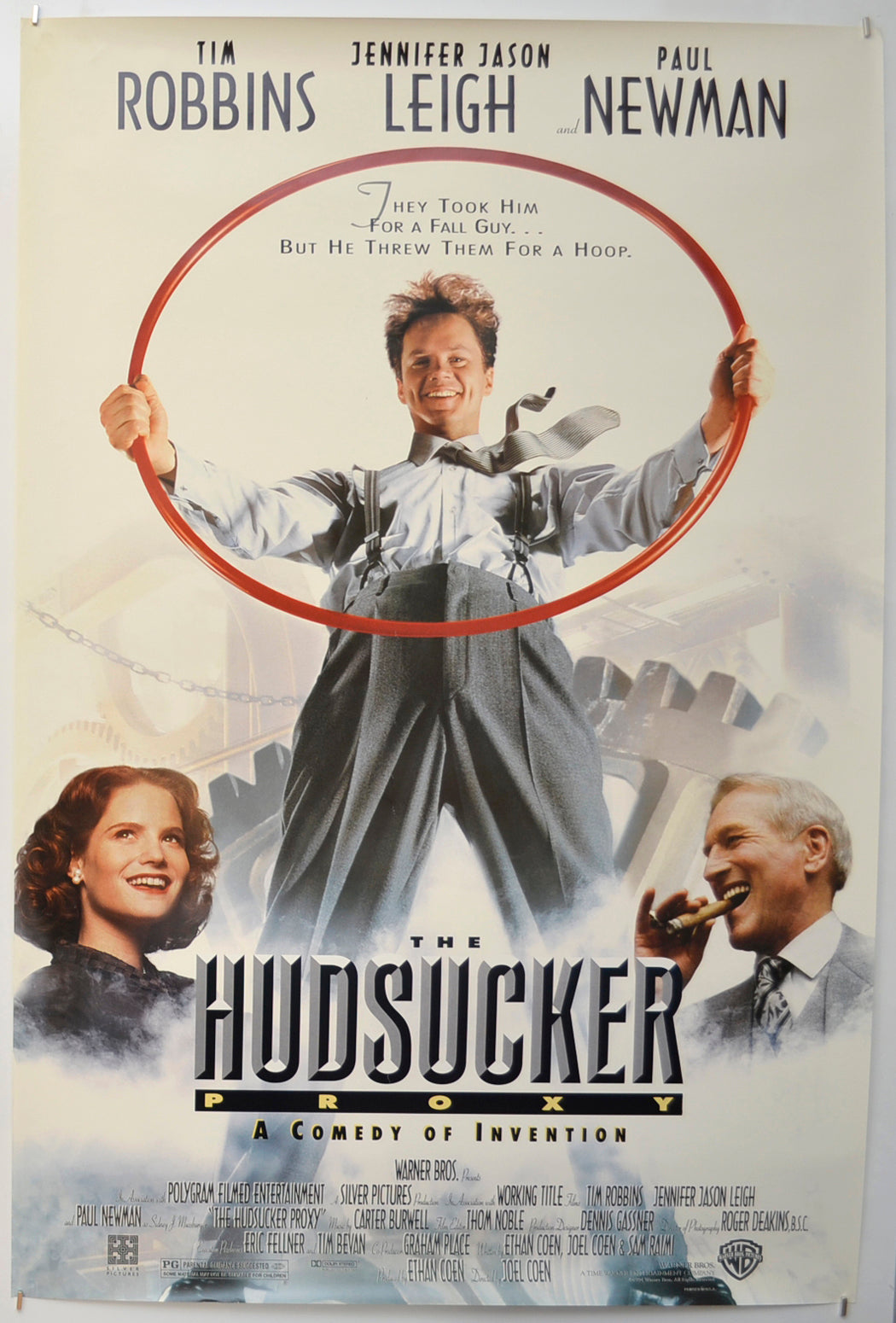 The Hudsucker Proxy Original One Sheet Poster - Film Poster - Movie Poster