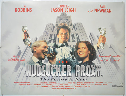 The Hudsucker Proxy Original Quad Poster - Film Poster - Movie Poster