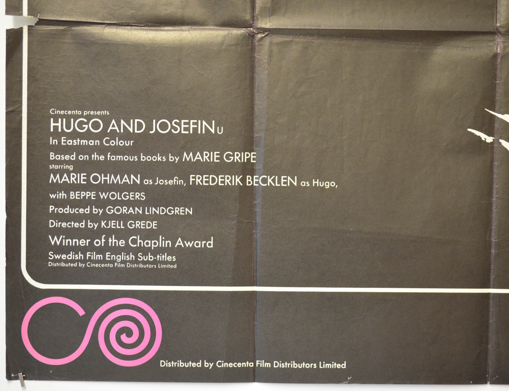 HUGO AND JOSEPHINE (Bottom Left) Cinema Quad Movie Poster 