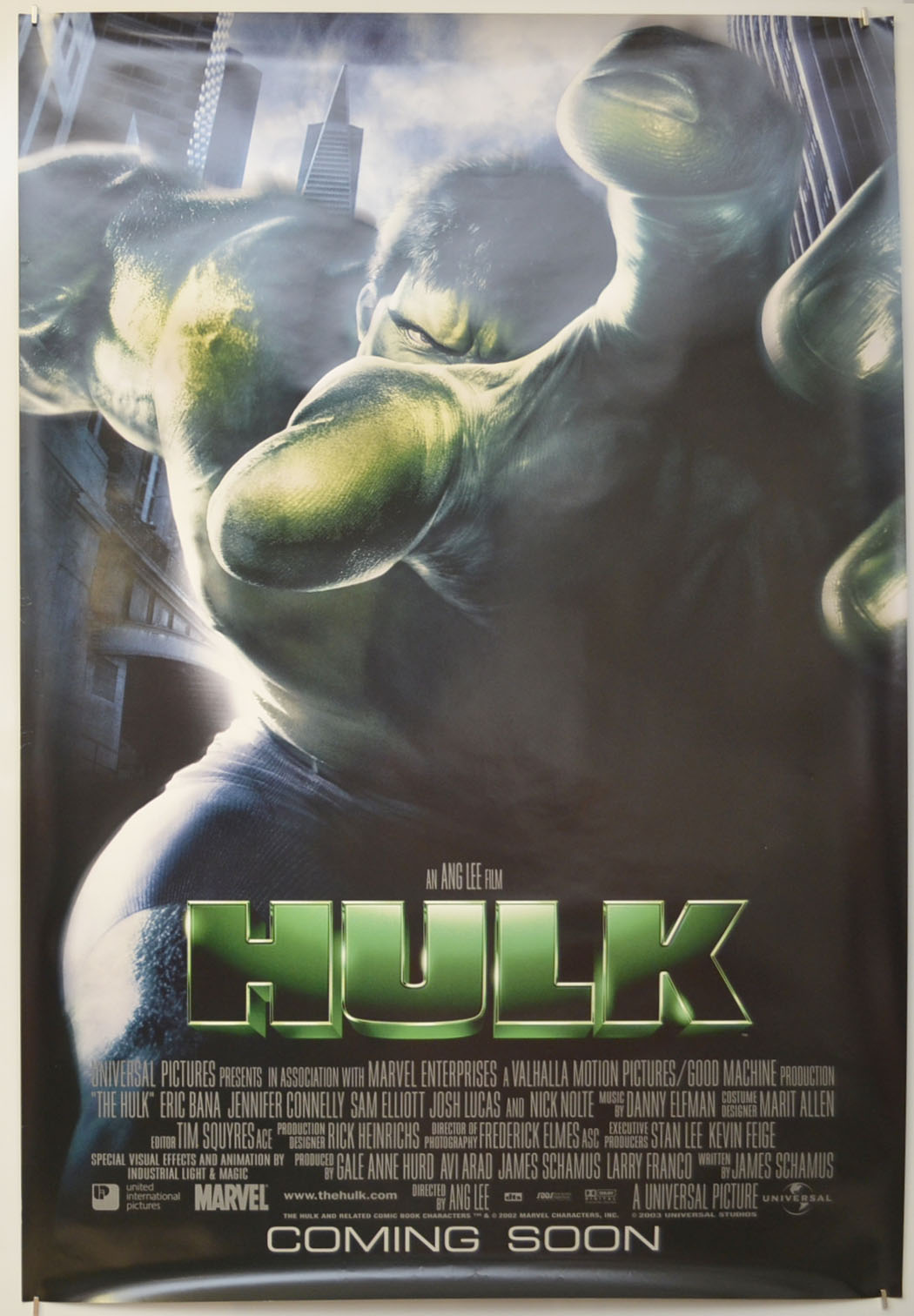 Hulk (Teaser / Advance Version) Original One Sheet Poster - Film Poster - Movie Poster