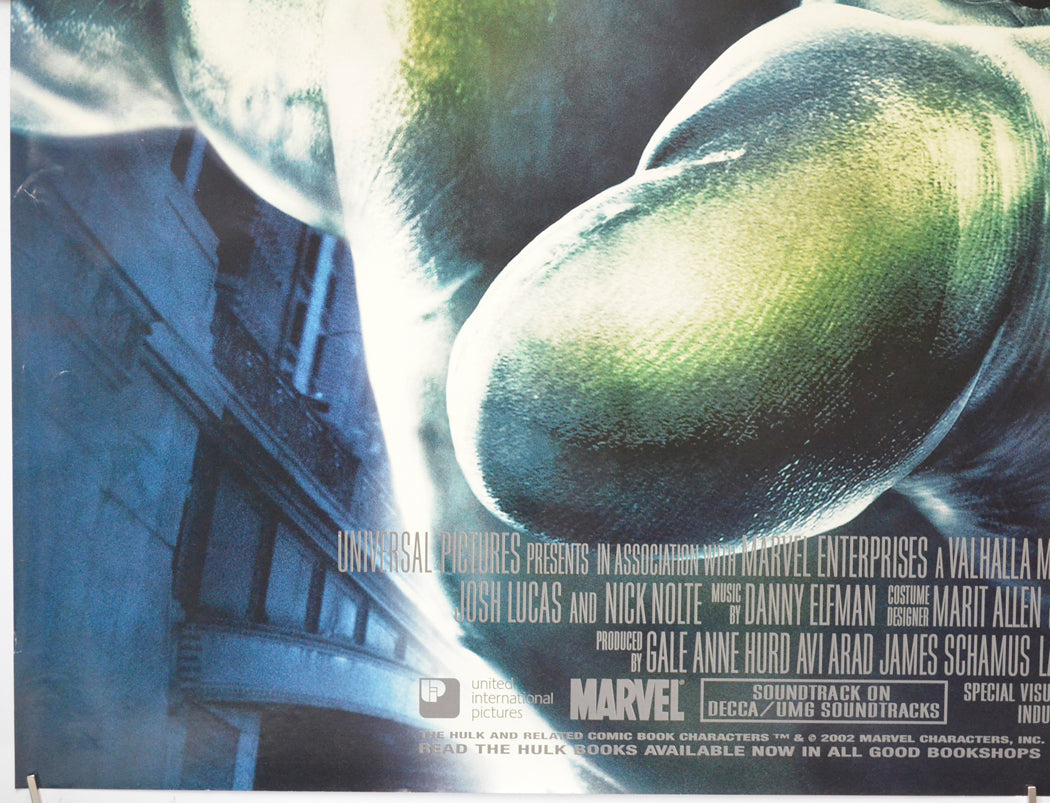 HULK (Bottom Left) Cinema Quad Movie Poster 