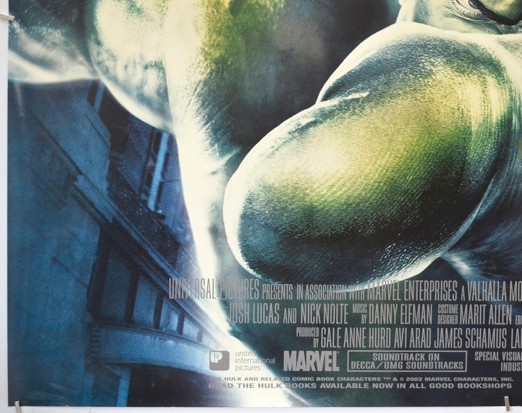 HULK (Bottom Left) Cinema Quad Movie Poster 