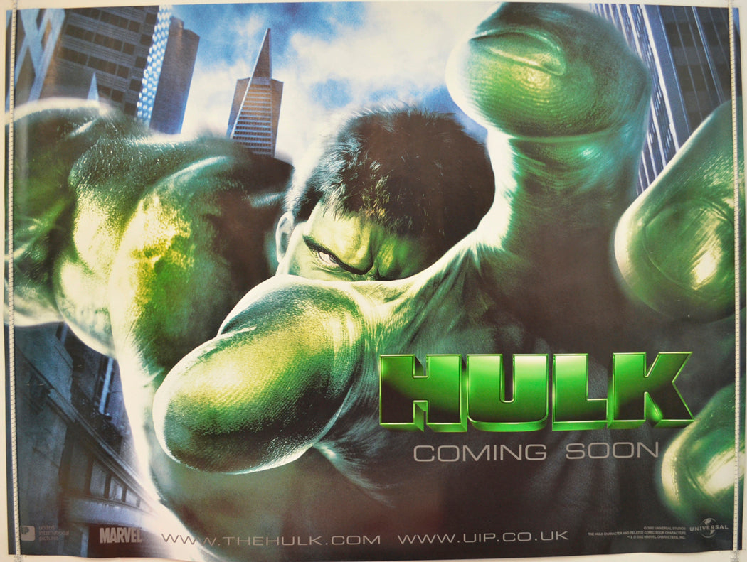 Hulk  Original Quad Poster - Film Poster - Movie Poster 