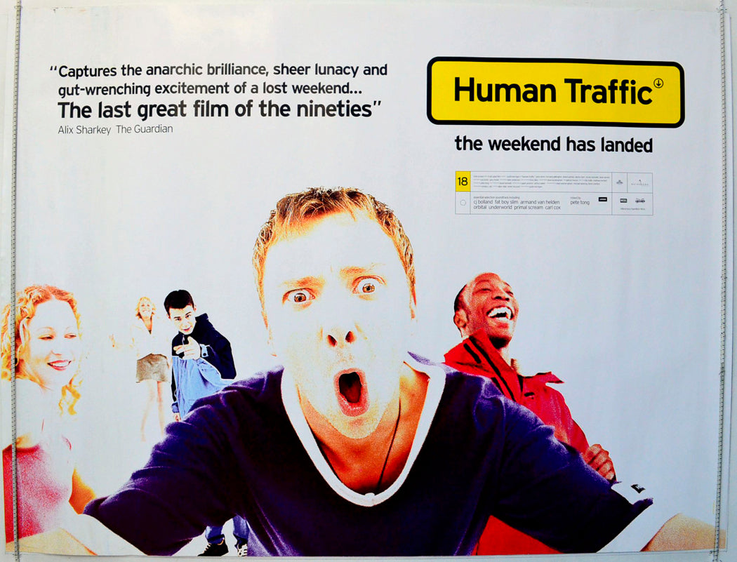 Human Traffic Original British Quad Poster - Film Poster - Movie Poster 