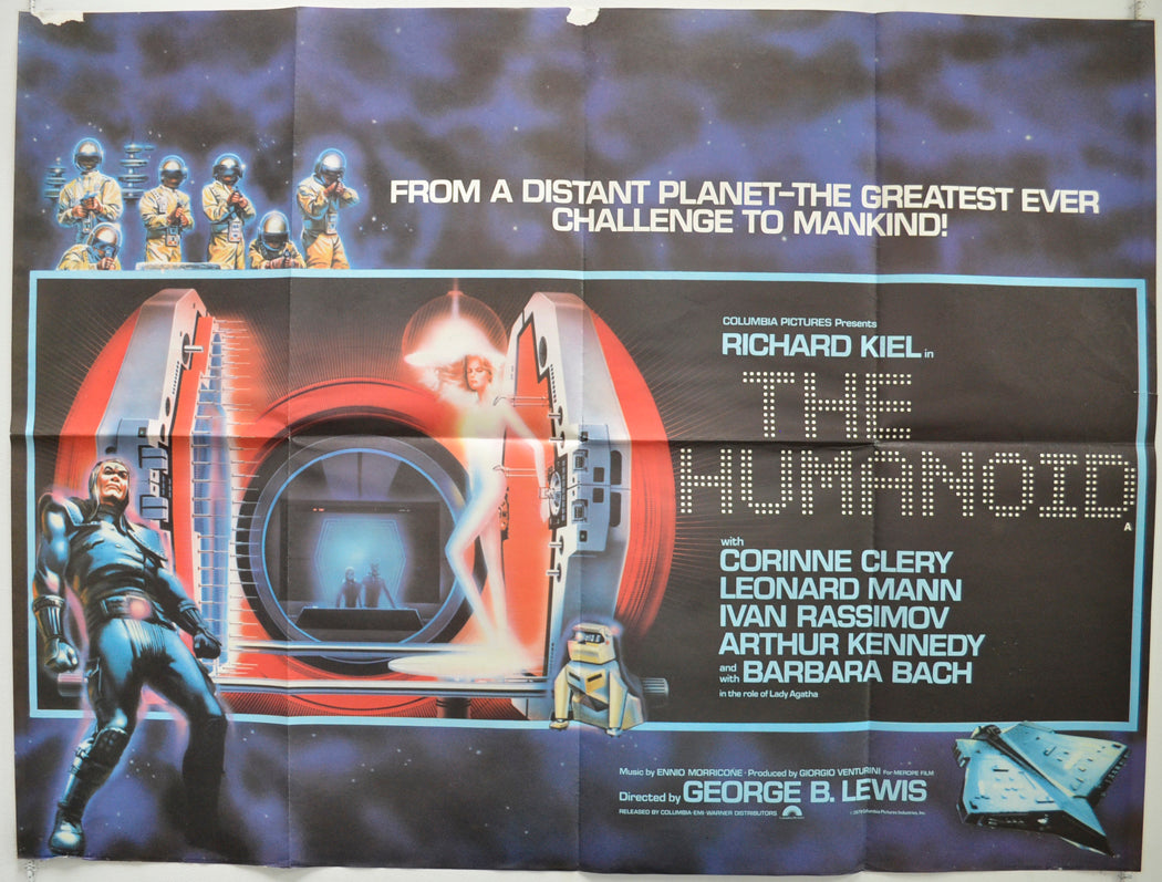 The Humanoid  Original British Quad Poster - Film Poster - Movie Poster 