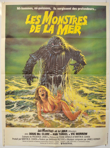 Humanoids From The Deep (a.k.a. Les Monsters de la mer) Original French Poster - Film Poster - Movie Poster