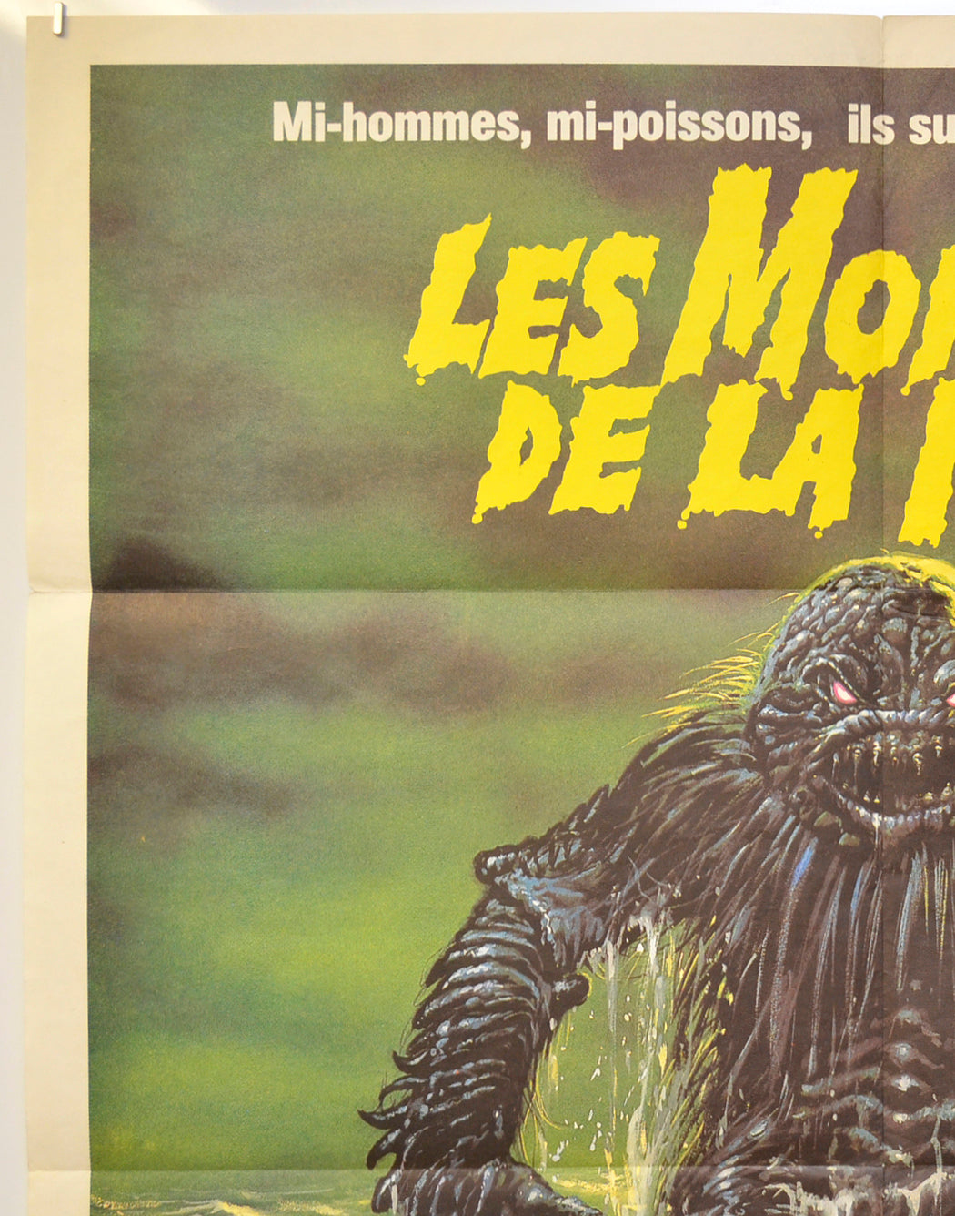 HUMANOIDS FROM THE DEEP (Top Left) Cinema French One Panel Movie Poster 