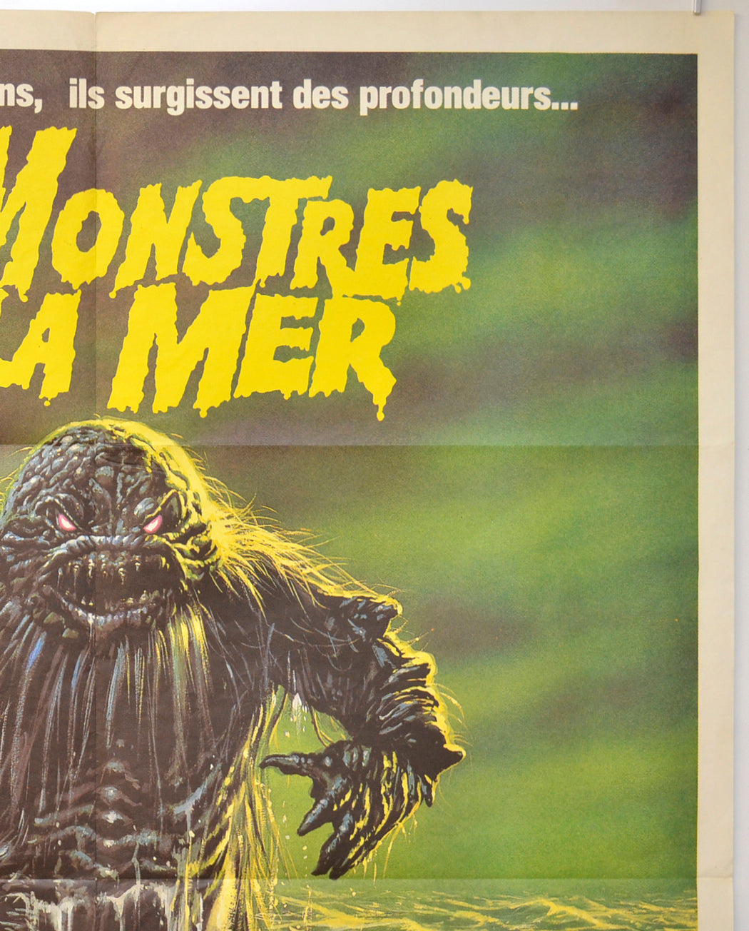 HUMANOIDS FROM THE DEEP (Top Right) Cinema French One Panel Movie Poster 