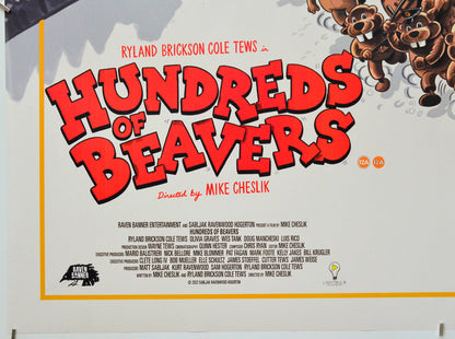 Hundreds Of Beavers (Bottom Left) Cinema Quad Movie Poster 