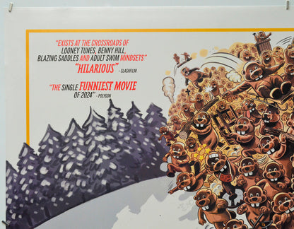Hundreds Of Beavers (Top Left) Cinema Quad Movie Poster 