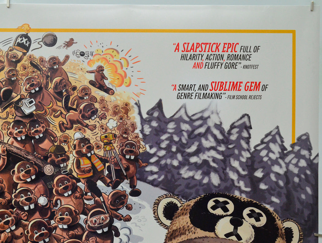 Hundreds Of Beavers (Top Right) Cinema Quad Movie Poster 