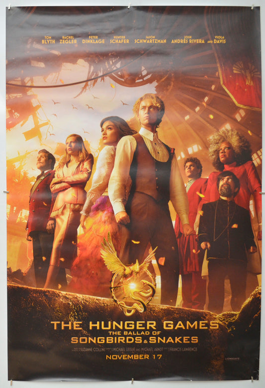The Hunger Games: The Ballad Of Songbirds And Snakes Original One Sheet Poster - Film Poster - Movie Poster 