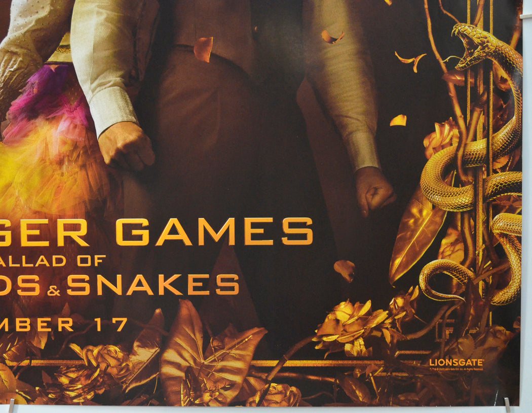 HUNGER GAMES: THE BALLAD OF SONGBIRDS AND SNAKES (Bottom Right) Cinema Quad Movie Poster 