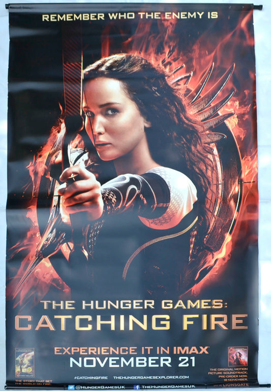 The Hunger Games : Catching Fire Original Cinema Banner - Film Banner - Movie Banner - Vinyl Banner 