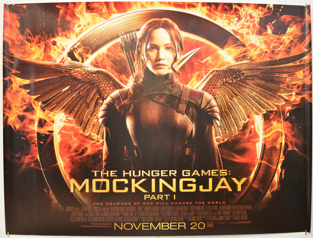 The Hunger Games: Mockingjay - Part 1  Original Quad Poster - Film Poster - Movie Poster