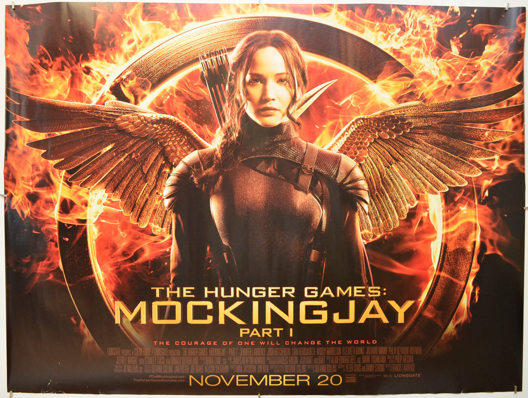 The Hunger Games: Mockingjay - Part 1  Original Quad Poster - Film Poster - Movie Poster