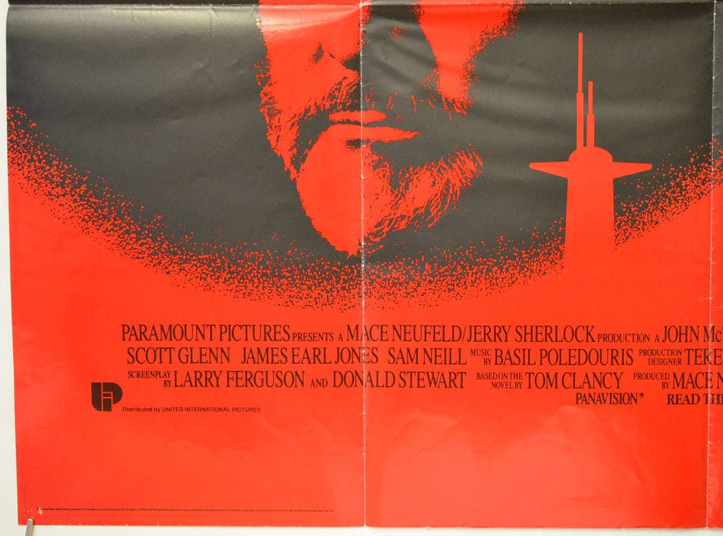 THE HUNT FOR RED OCTOBER (Bottom Left) Cinema Quad Movie Poster 