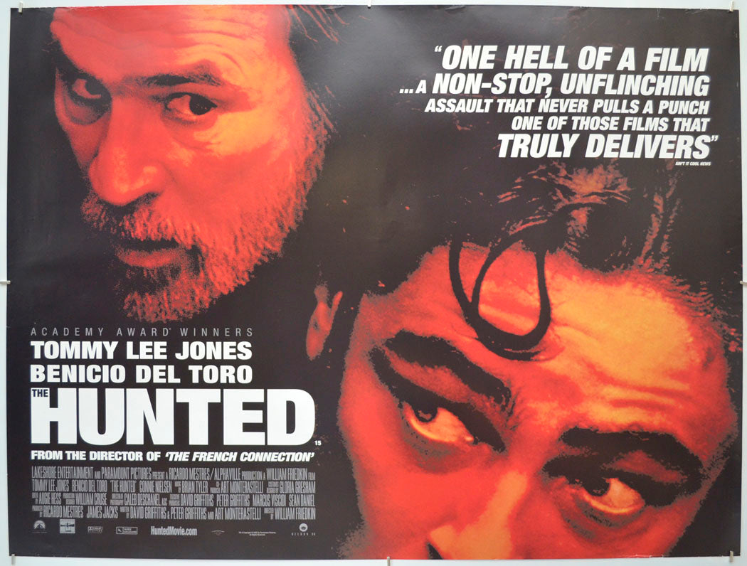 The Hunted  Original Quad Poster - Film Poster - Movie Poster