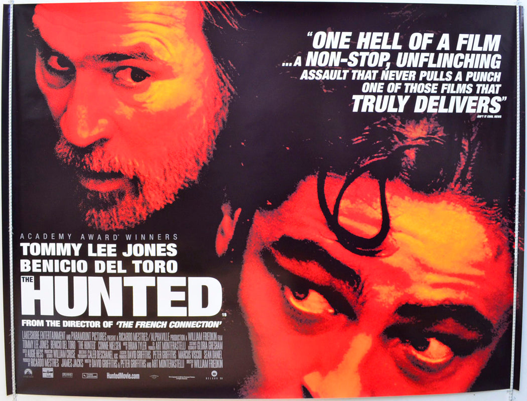 The Hunted Original British Quad Poster - Film Poster - Movie Poster 