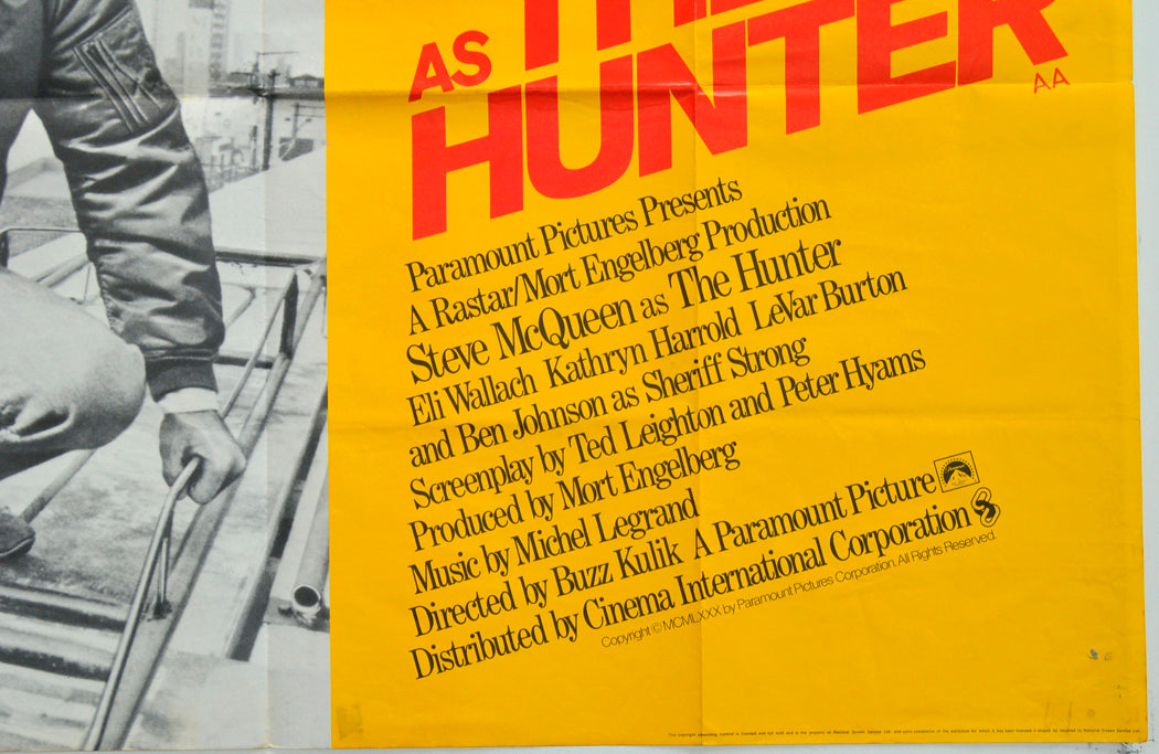 THE HUNTER (Bottom Right) Cinema Quad Movie Poster 