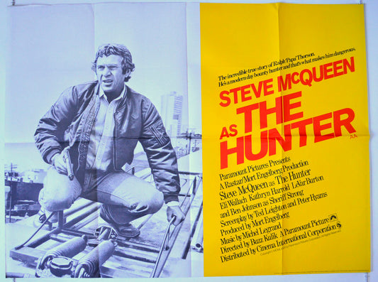 The Hunter Original British Quad Poster - Movie Poster