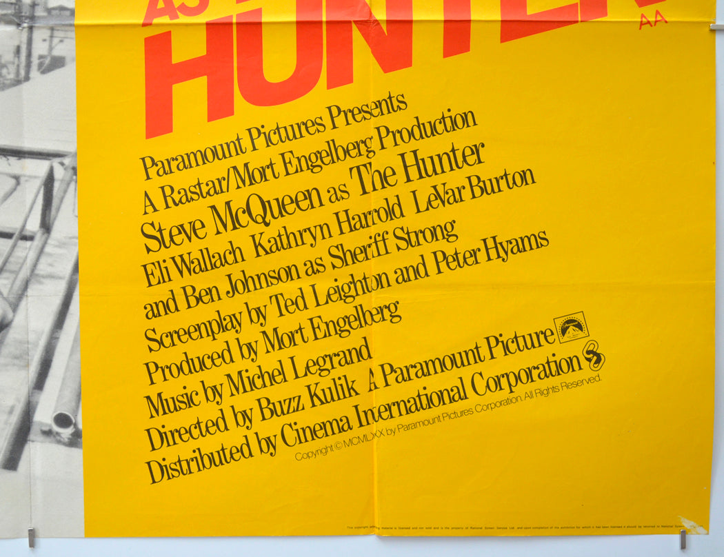 THE HUNTER (Bottom Right) Cinema Quad Movie Poster 