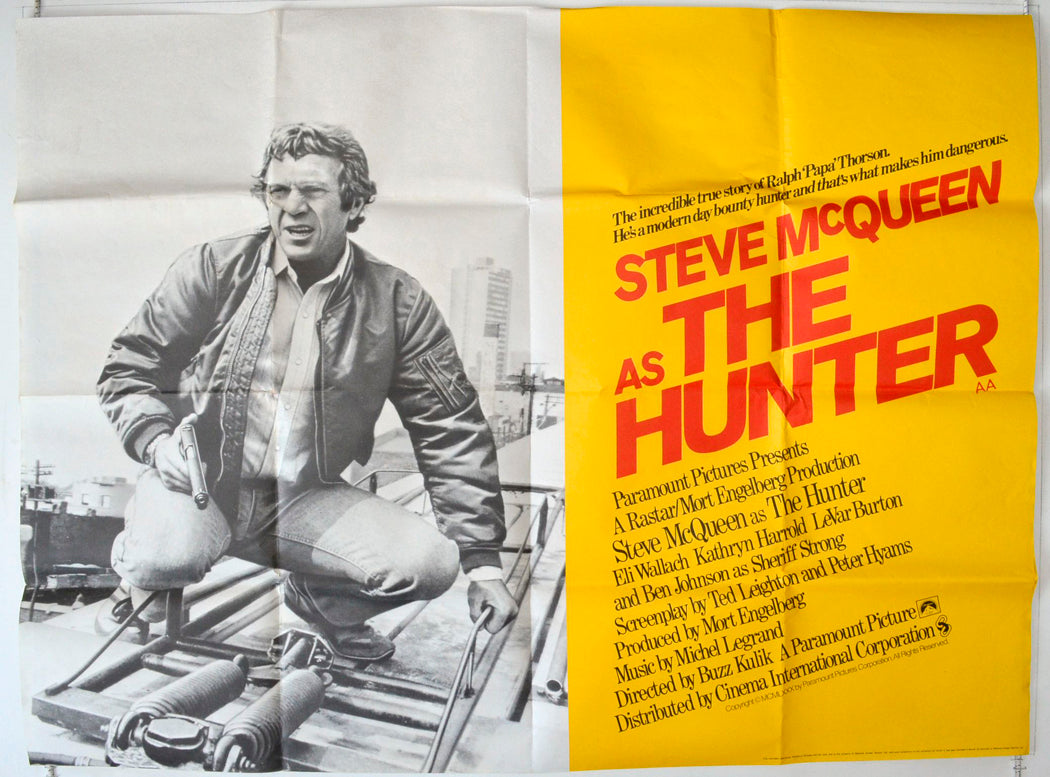 The Hunter Original British Quad Poster - Movie Poster