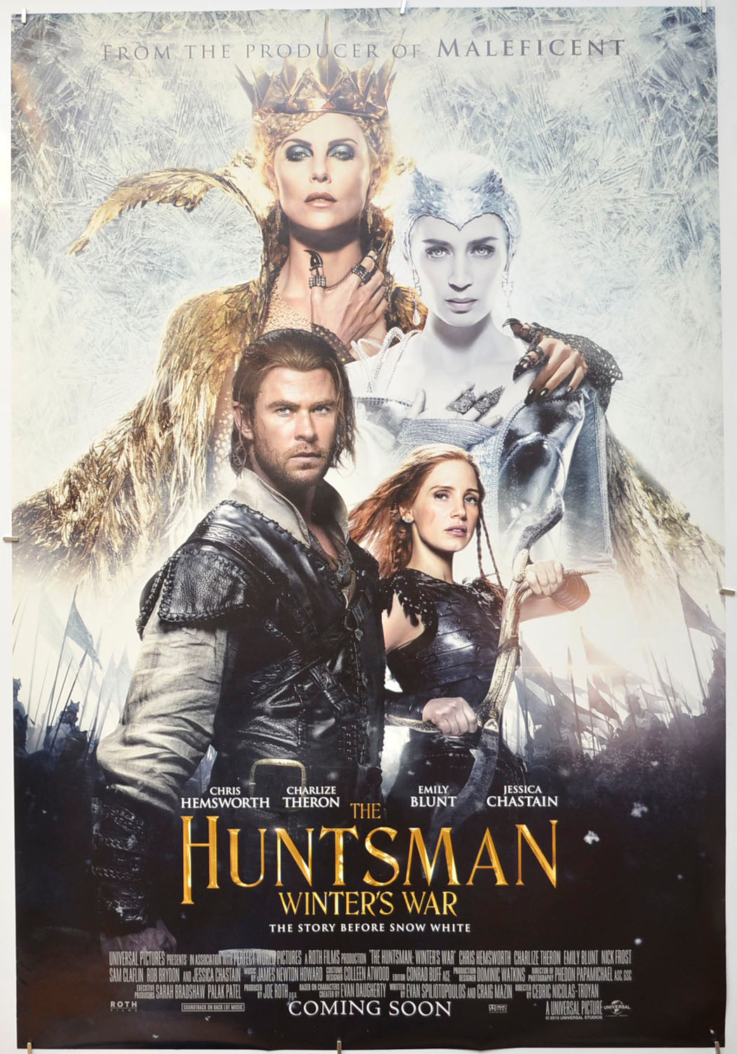 The Huntsman: Winter's War (Teaser / Advance Version)  Original One Sheet Poster - Film Poster - Movie Poster