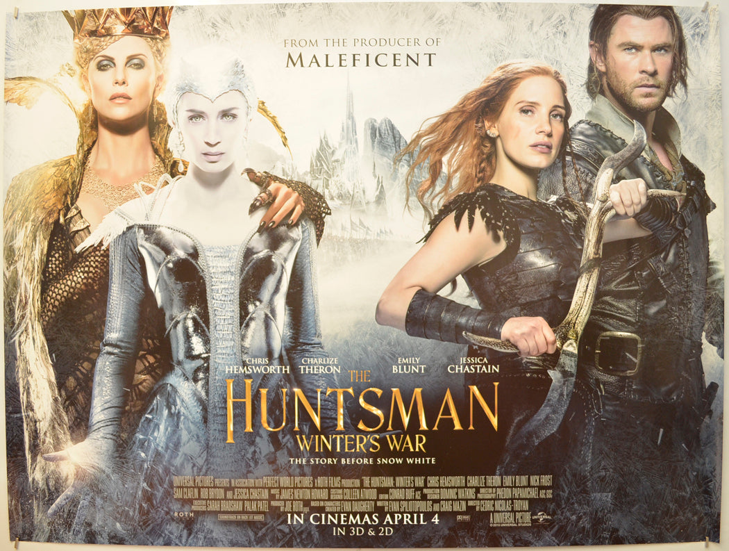 The Huntsman: Winter's War Original Quad Poster - Film Poster - Movie Poster