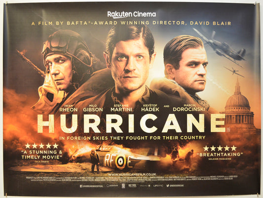 Hurricane (a.k.a. Mission of Honor) Original Quad Poster - Film Poster - Movie Poster