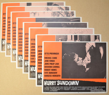 Hurry Sundown Set Of 8 Original Cinema Lobby Cards 