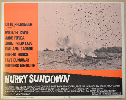 HURRY SUNDOWN (Card 3) Cinema Lobby Card Set 