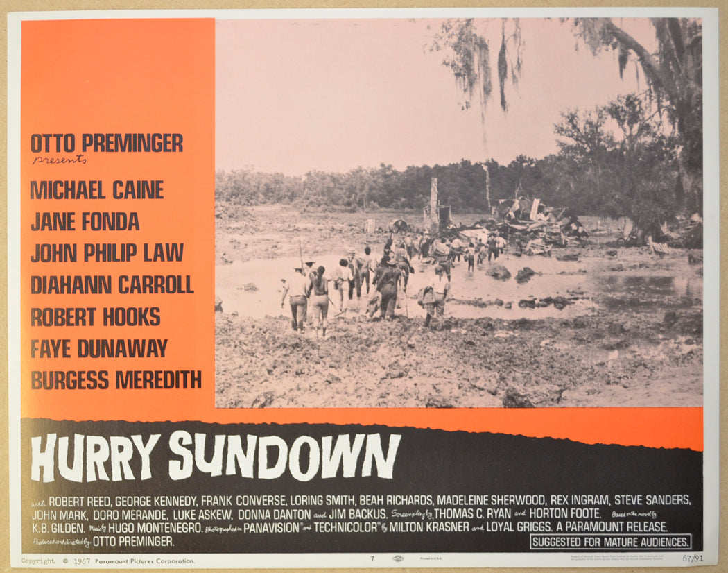 HURRY SUNDOWN (Card 7) Cinema Lobby Card Set 