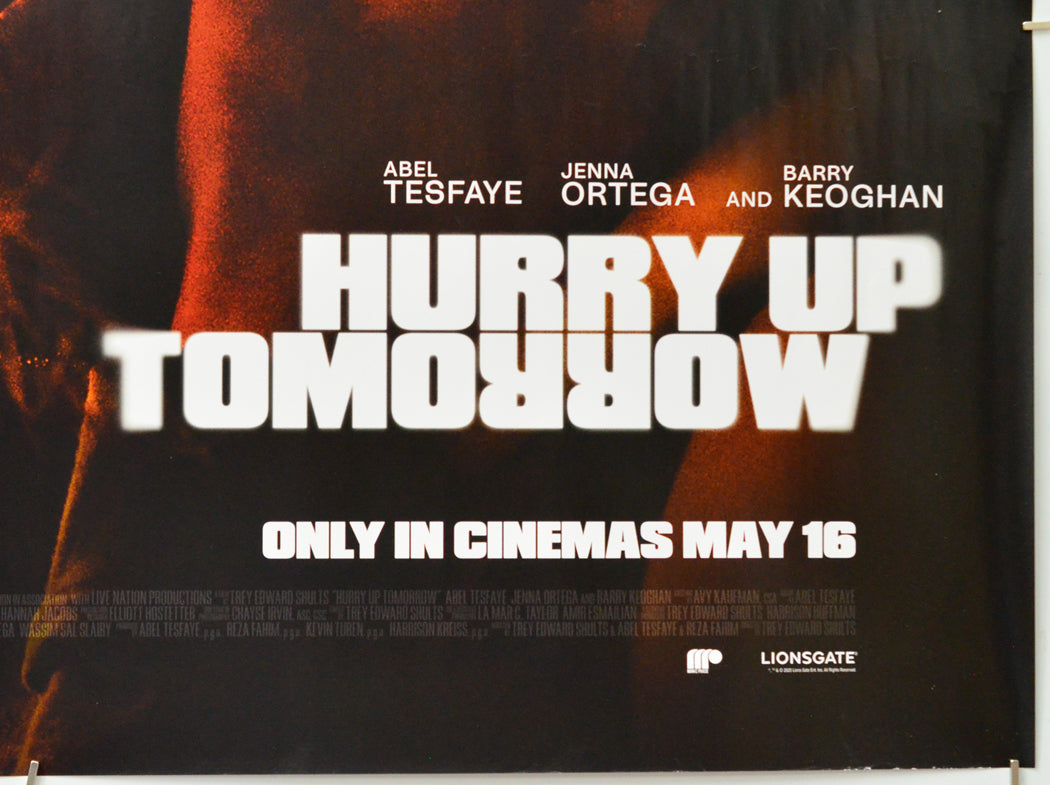 Hurry Up Tomorrow (Bottom Right) Cinema Quad Movie Poster 