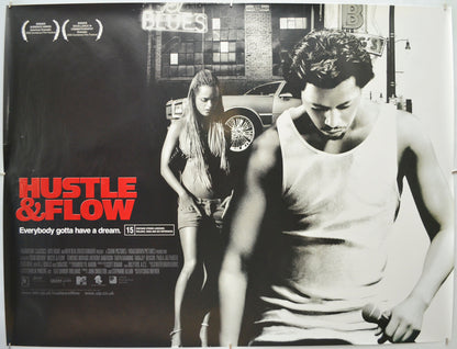 Hustle And Flow  (Teaser / Advance Version)  Original Quad Poster - Film Poster - Movie Poster