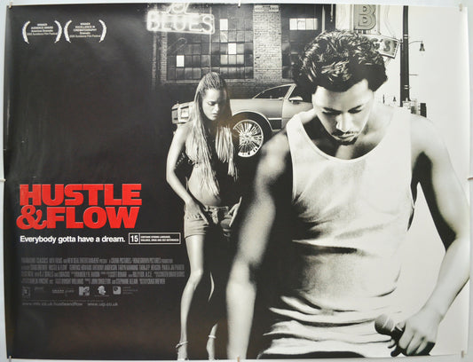 Hustle And Flow  (Teaser / Advance Version)  Original Quad Poster - Film Poster - Movie Poster