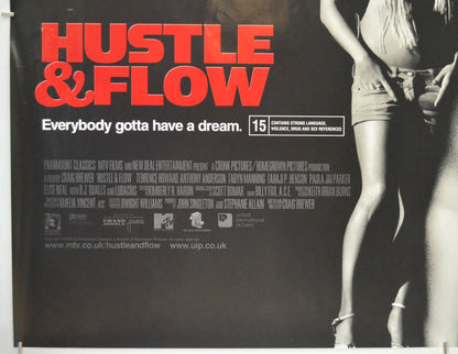 HUSTLE AND FLOW (Bottom Left) Cinema Quad Movie Poster 