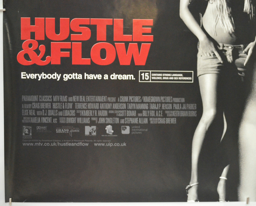 HUSTLE AND FLOW (Bottom Left) Cinema Quad Movie Poster 