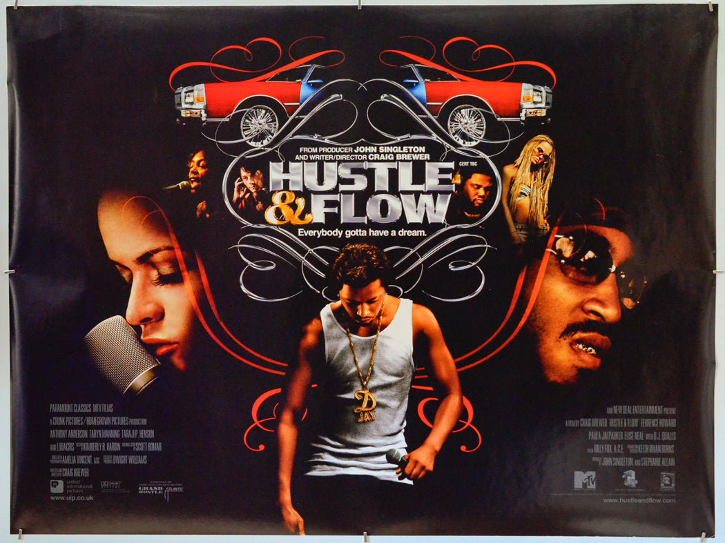 Hustle And Flow - Original Quad Poster - Film Poster - Movie Poster