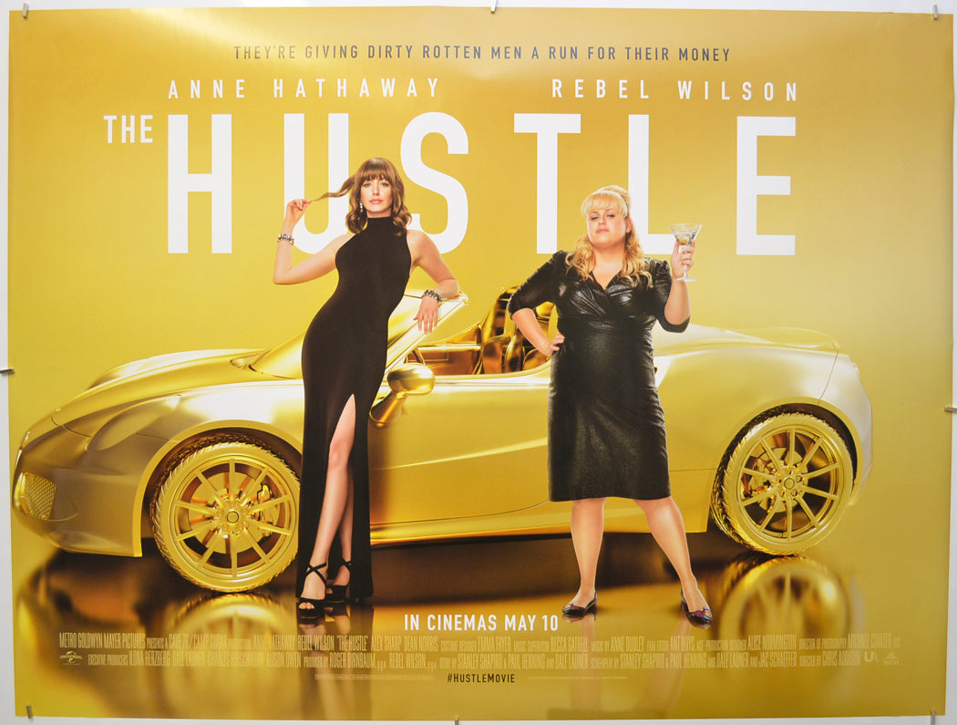 The Hustle Original Quad Poster - Film Poster - Movie Poster