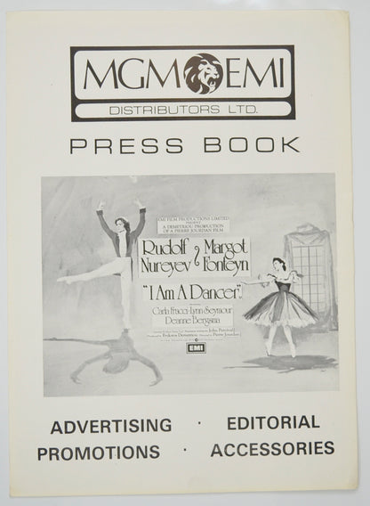 I Am A Dancer Original 4 Page Cinema Exhibitors Campaign Pressbook (UK) + Synopsis Sheet